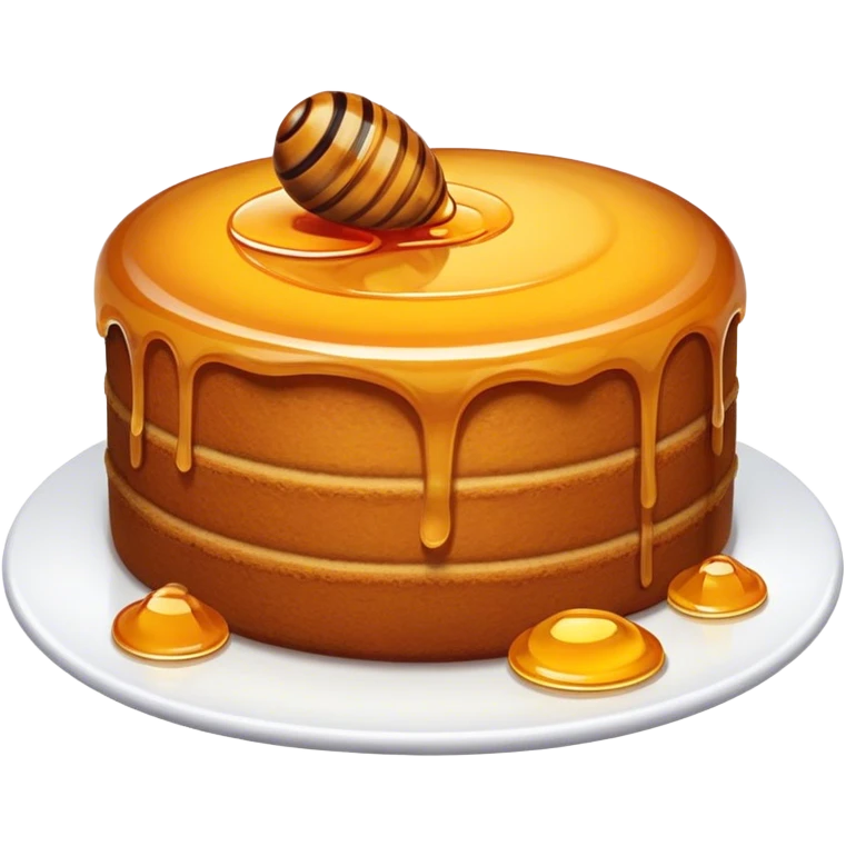 Honey cake emoji