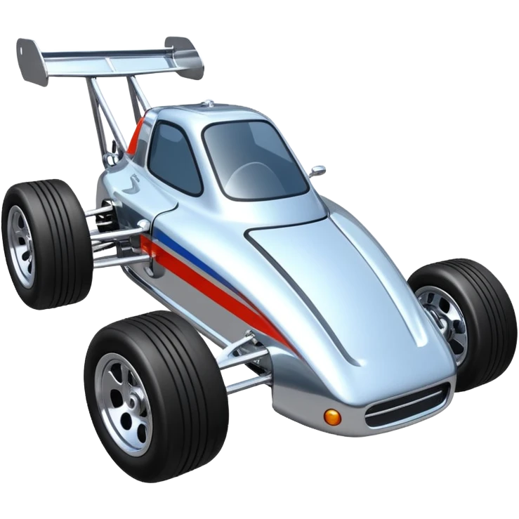 Race car whose frame and suspension is made of shopping cart material high torque steering servo  emoji
