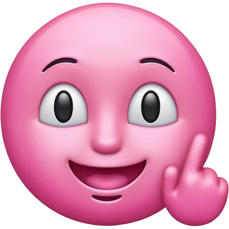 cute pink “A” emoji emoji