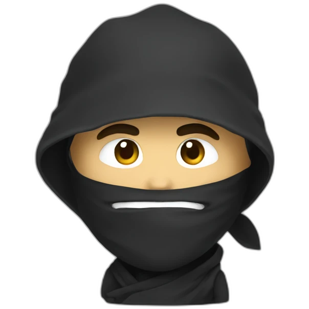 Ninja qui souffle emoji