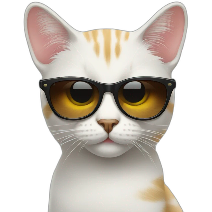 Cat with sunglasses m emoji