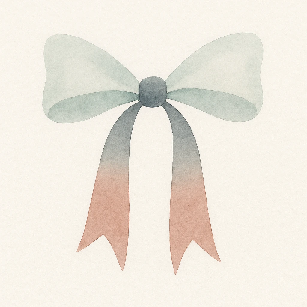gothic bow emoji