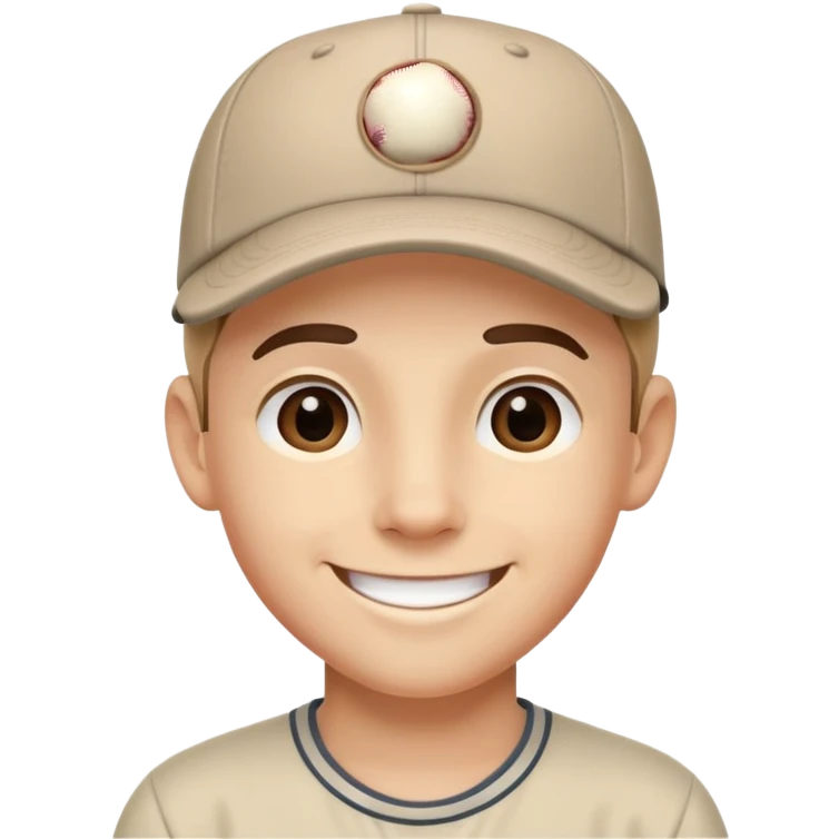 casual boy in baseball cap emoji