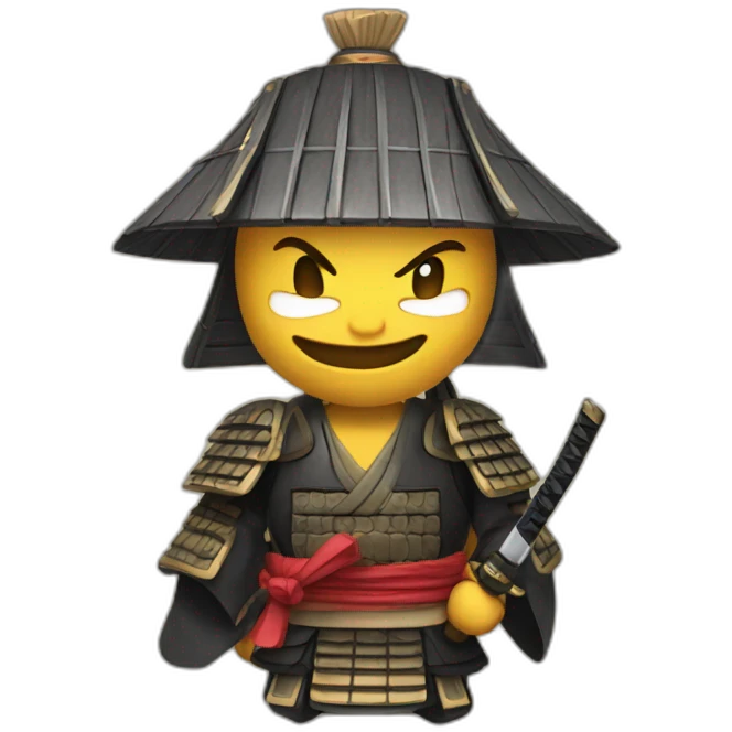 happy-samurai emoji