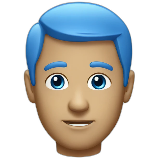blue hatchback with eyes emoji