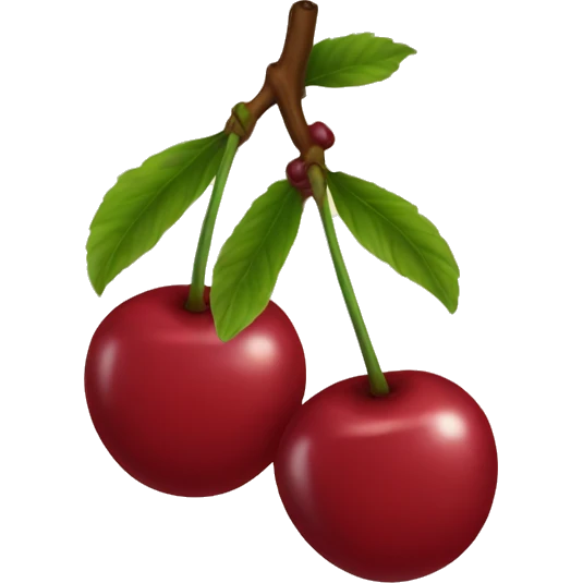 Amusable cherry emoji