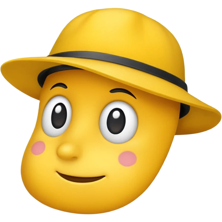 yellow hat emoji