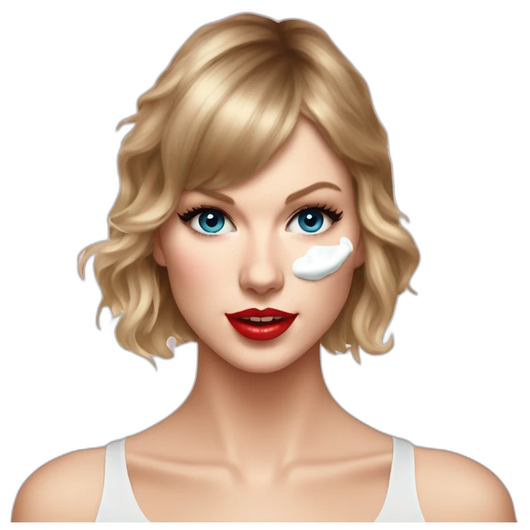 taylor-swift-milk-on-face emoji