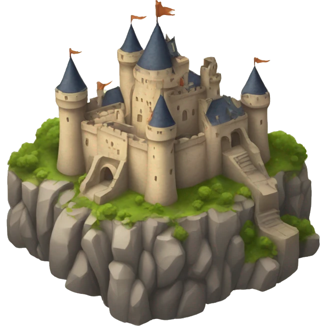 star shaped castle emoji