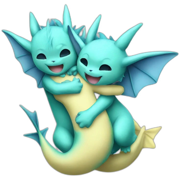 Vaporeon hug emoji