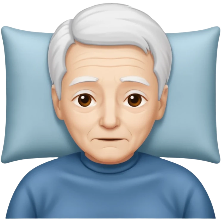 Old person dying  emoji
