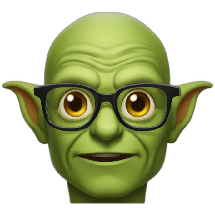 Goblin-glasses-gigachad emoji