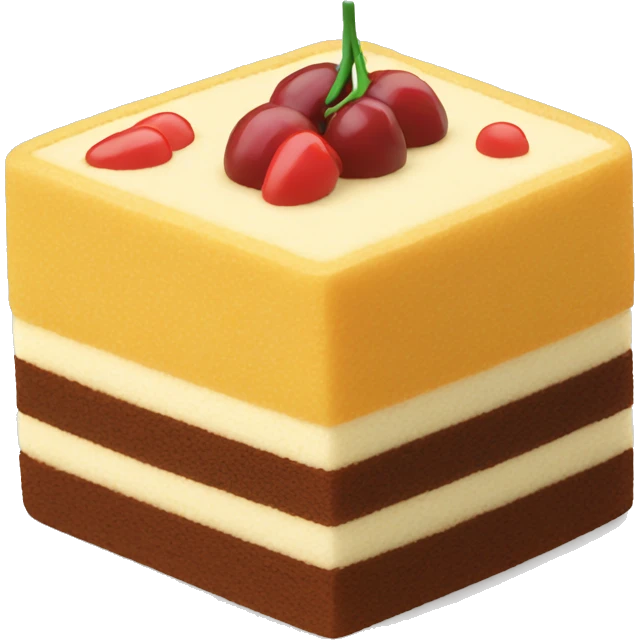 Bento cake emoji
