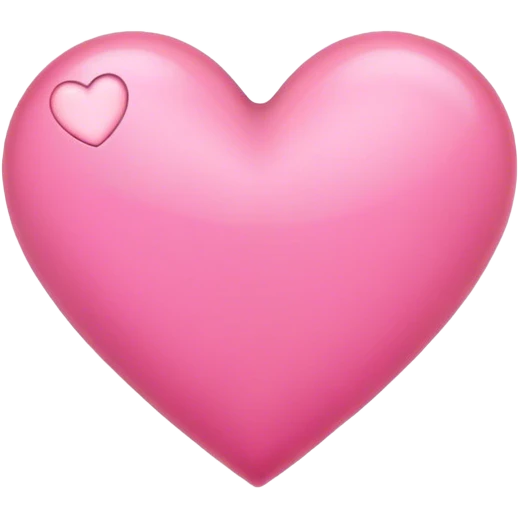 Pink heart emoji