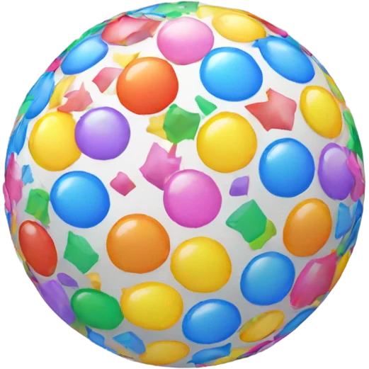 Confetti ball emoji