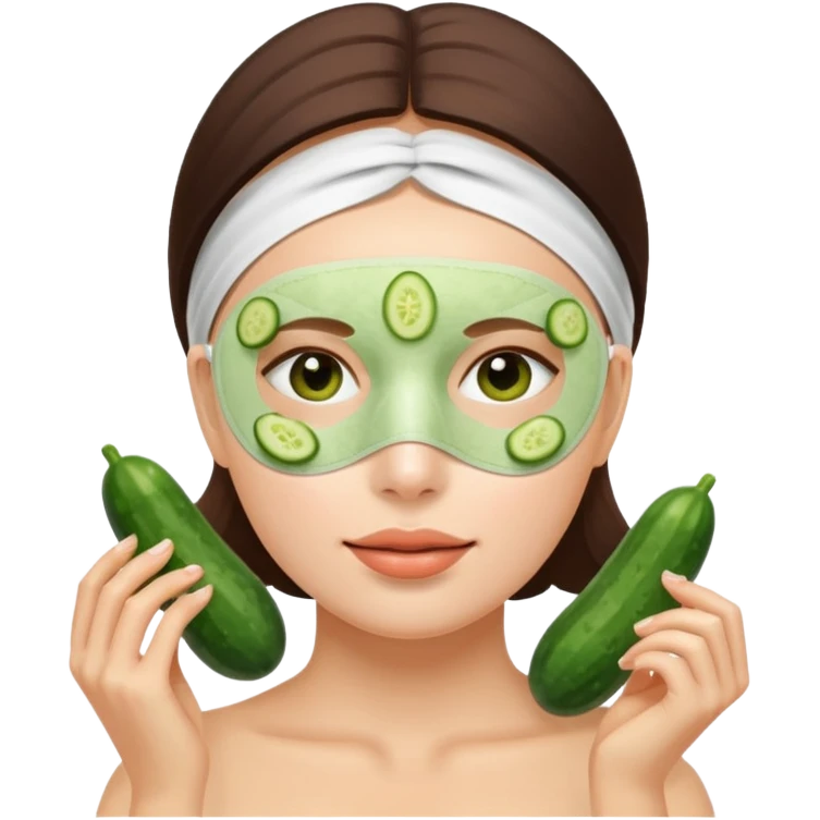 women beauty facial mask emoji