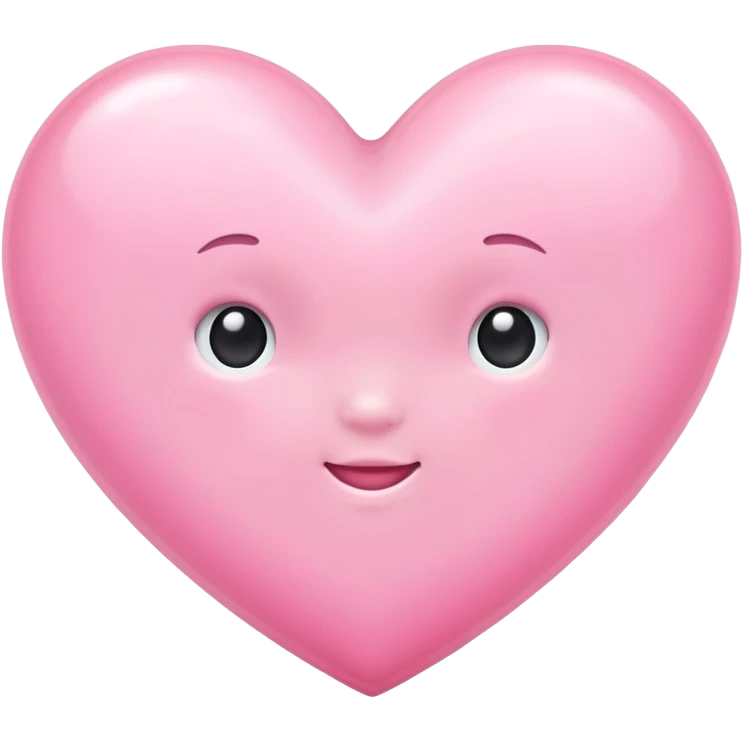 Baby pink heart  emoji
