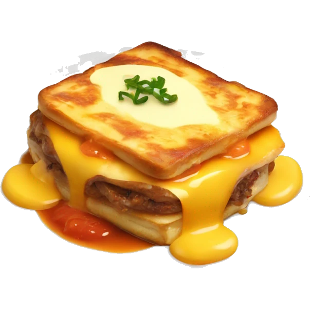 Typical portuguese dish named Francesinha emoji