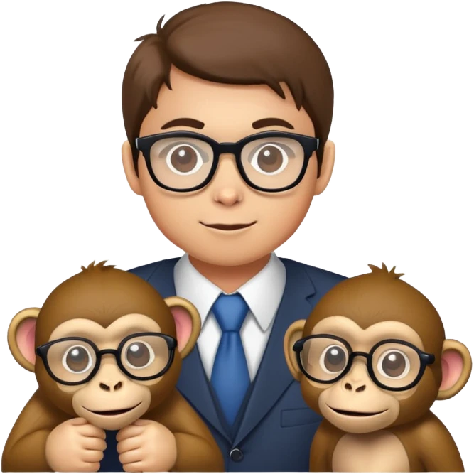🤓+🐵 emoji