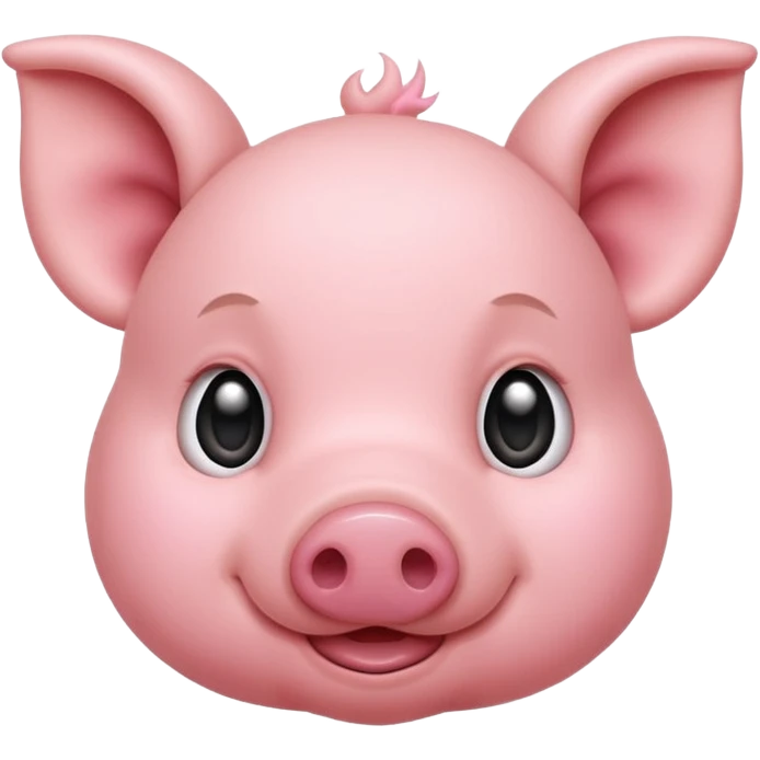 Cute piglet emoji