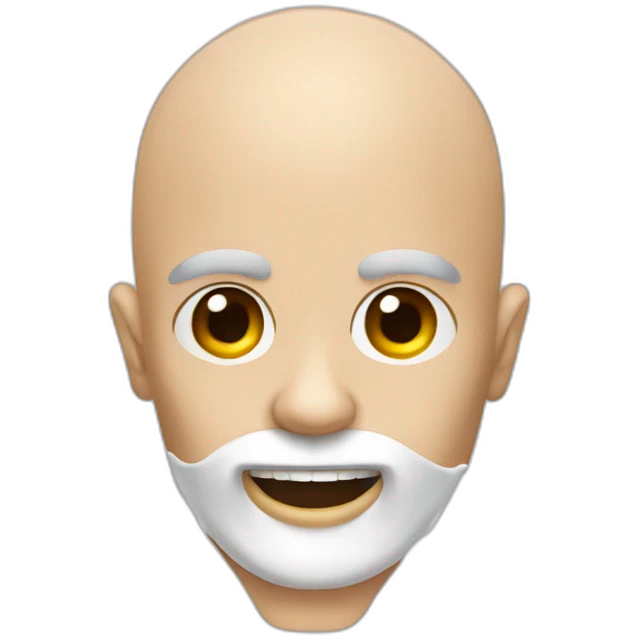 shaving skull bald emoji