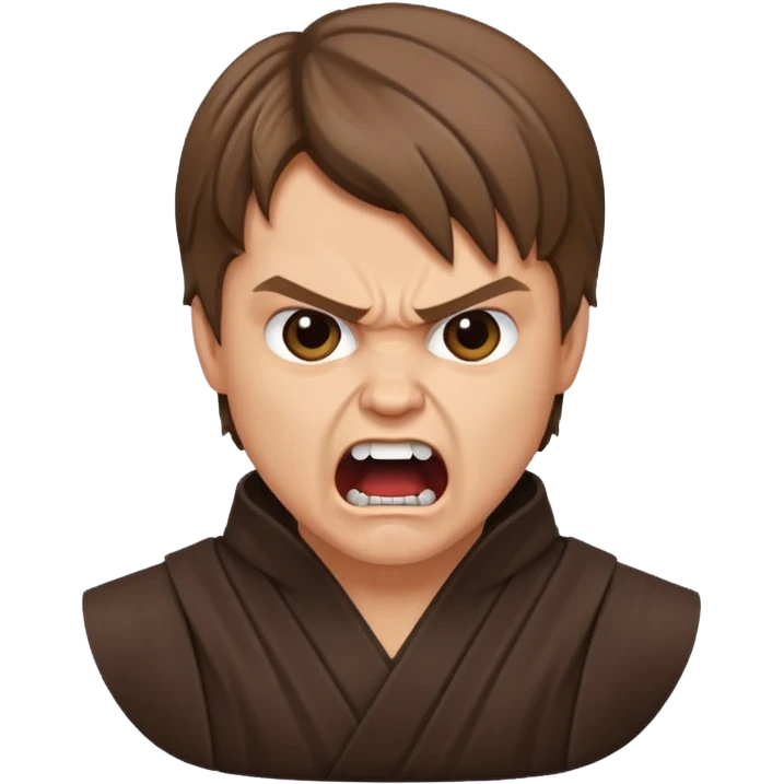 angry screaming anakin skywalker emoji