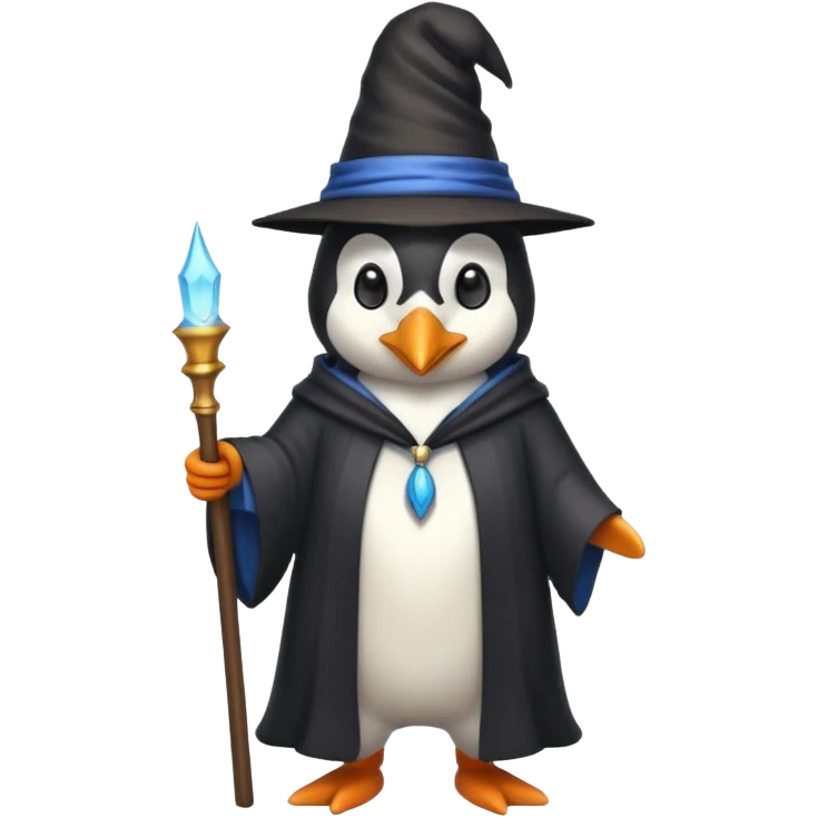 Penguin Wizard emoji
