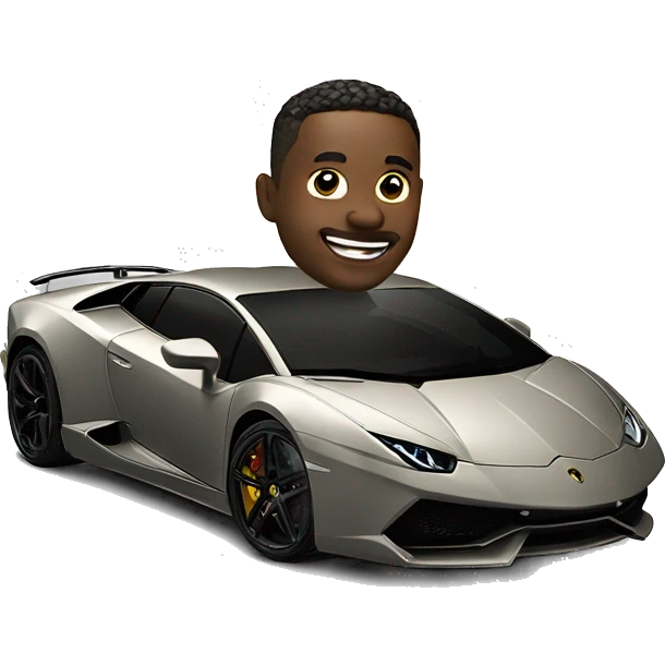 Lamborghini ￼ emoji