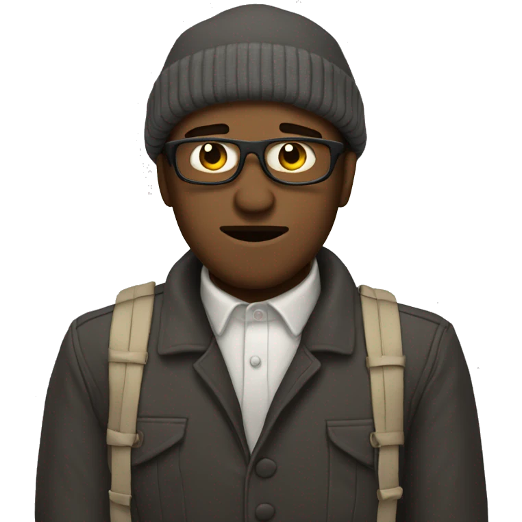 Chill guy meme with bow emoji
