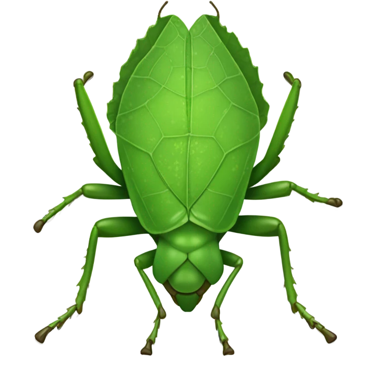 Leaf bug emoji