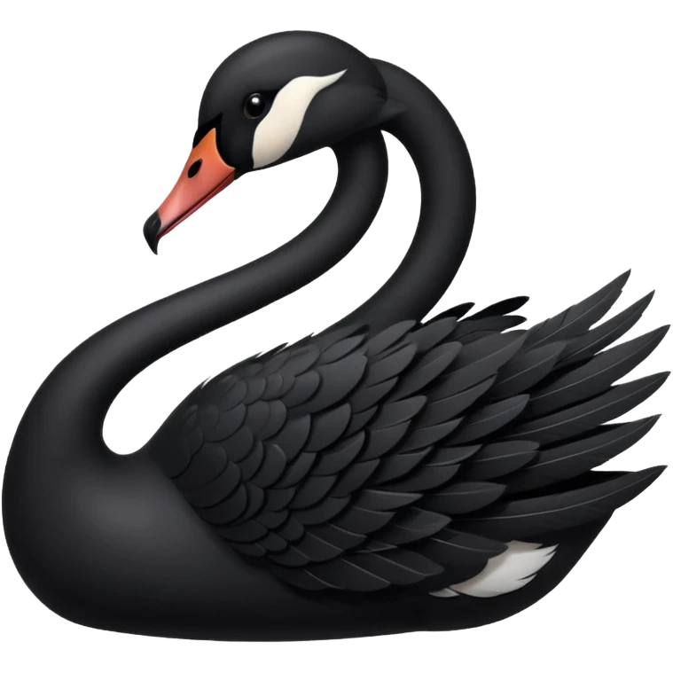 Black swan emoji