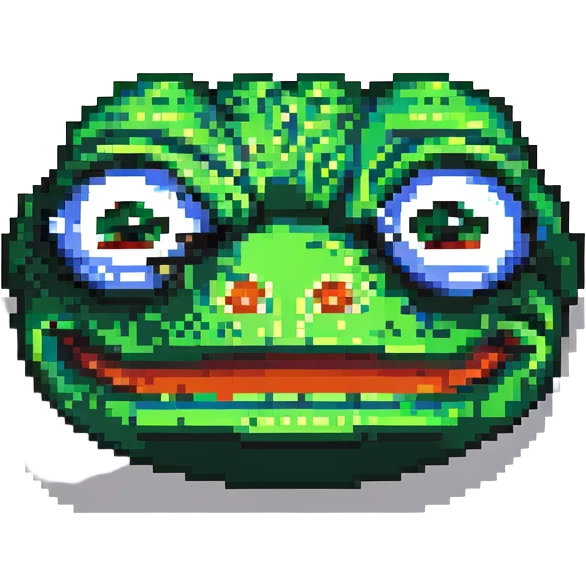 pepe the frog looking manic emoji