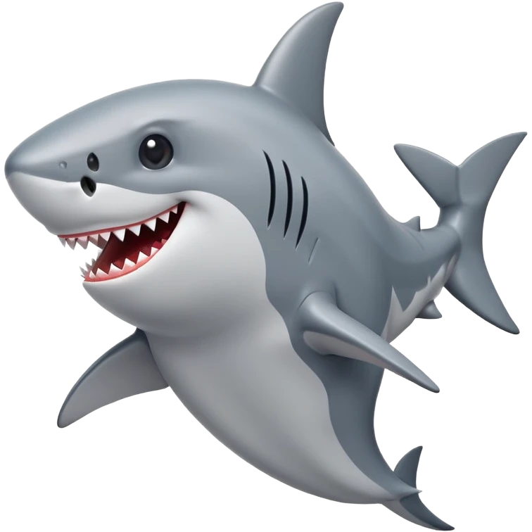 Dancing shark emoji