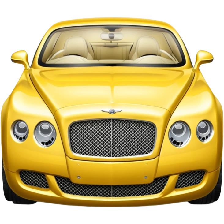 Yellow Bentley emoji