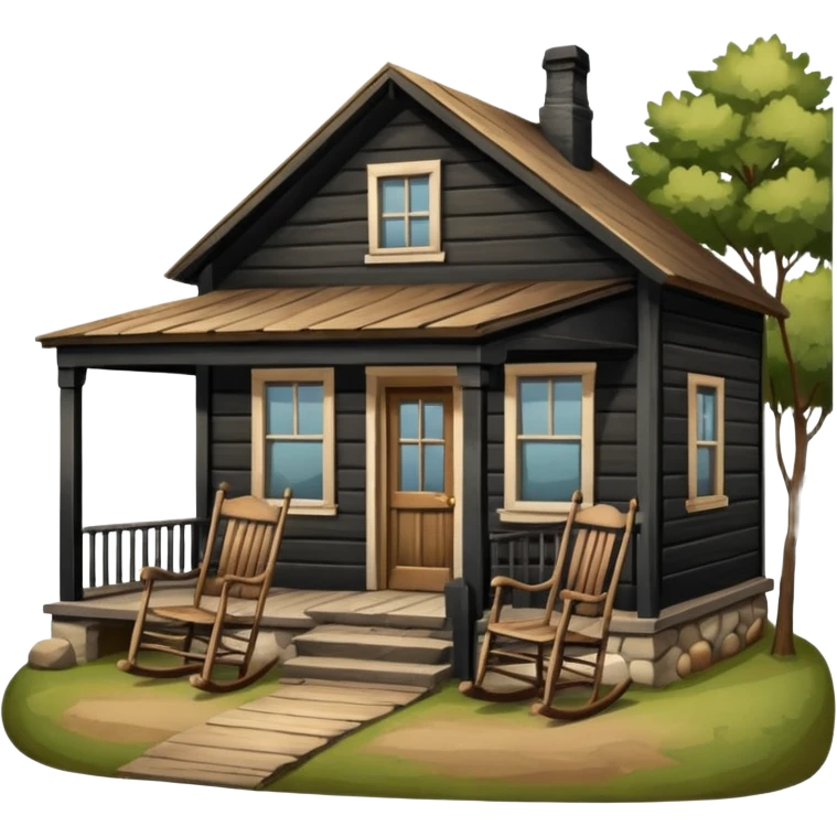 general store, rural, porch with rocking chair emoji