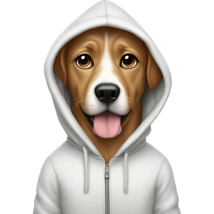 a dog in a hoodie emoji