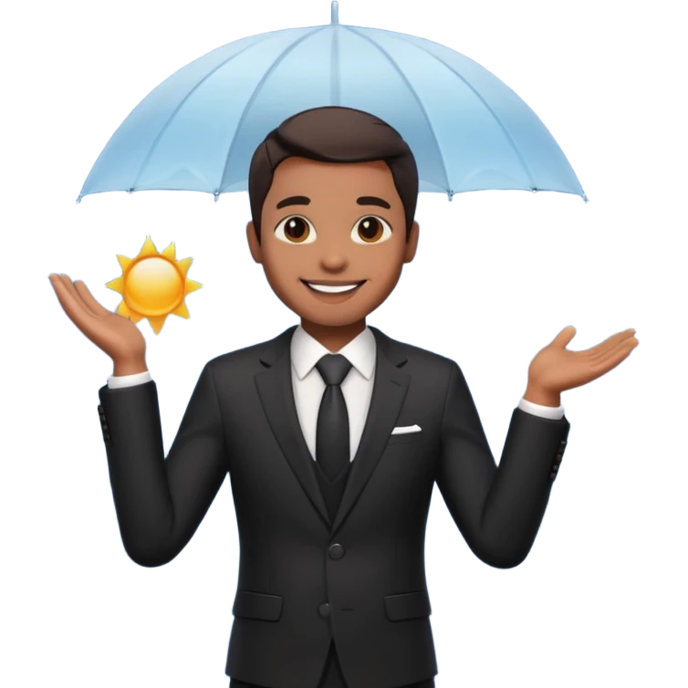 weather-presenter emoji