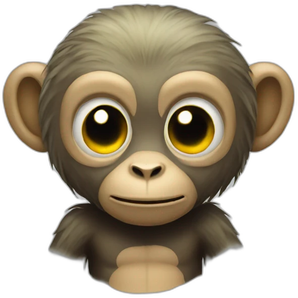 Haunted Monkey Doll emoji
