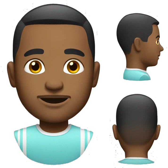 fade haircut emoji