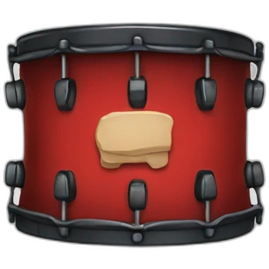 red drums emoji