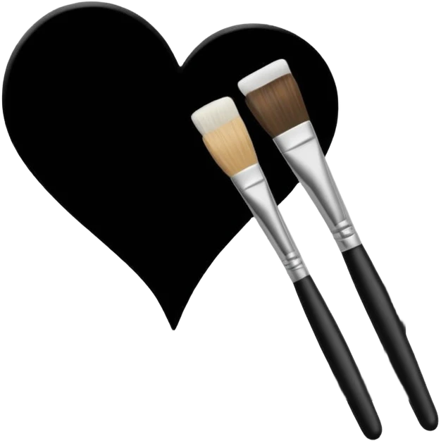 Visualize on-brand content — instantly. black white pallete preferred. brush painting on a canvas. app icon. emoji