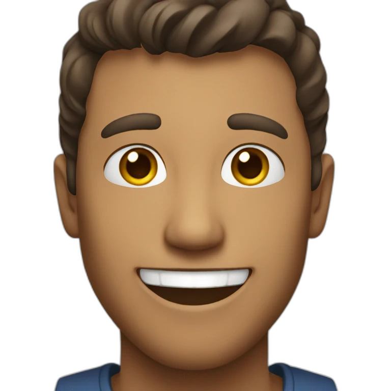 Man smile emoji