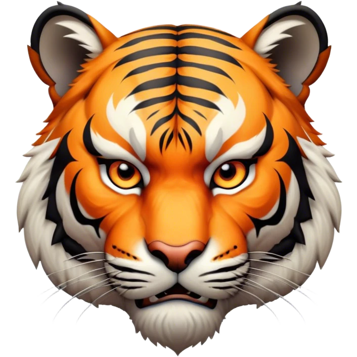 ANGRY Tiger body emoji