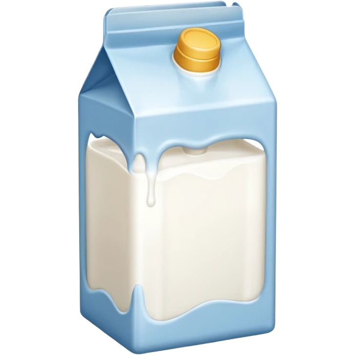 Milk out lf the carton emoji