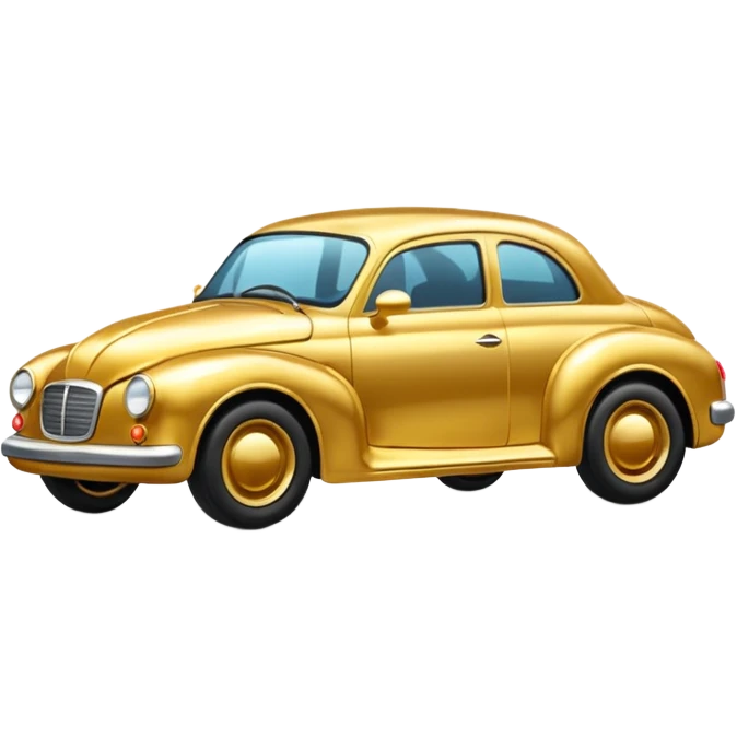 Golden Car paint Sprayer can emoji
