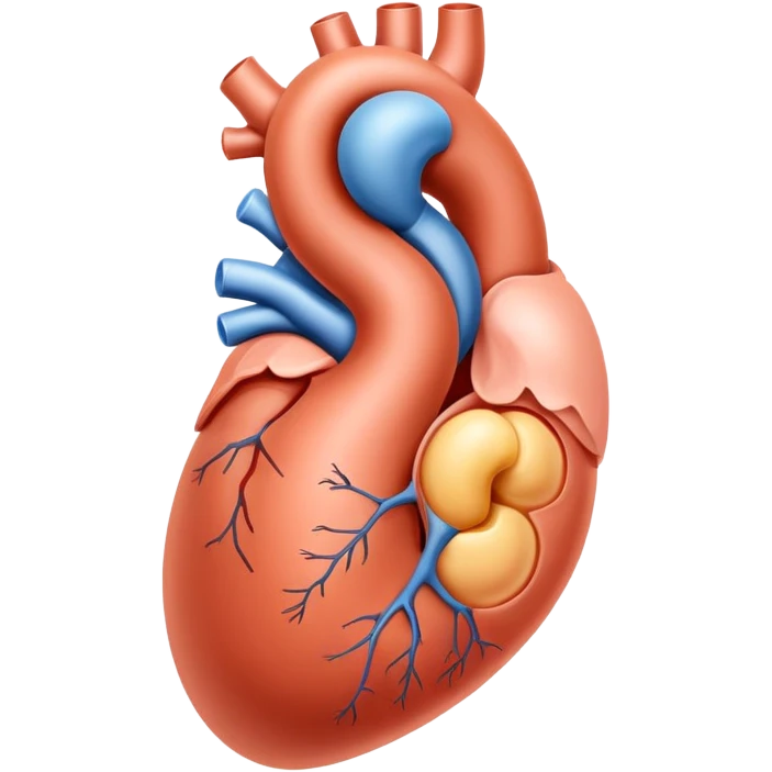 A symbolic male reproductive system, abstract medical illustration emoji
