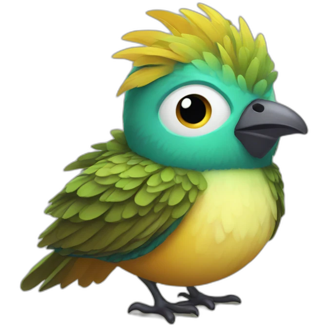 Fantasy bird emoji