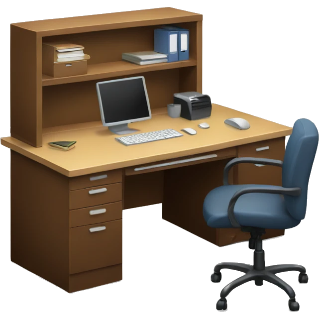 Office desk emoji