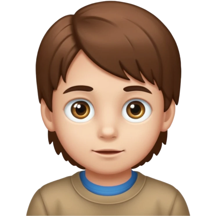 QUIERO QUE ME HAGAS A UN NIÑO DE 6 AÑOS, TIENE LA MELENITA UN POCO LARGA, LA CARITA ESTRECHA Y MOFLETES MUY BONITOS, OJOS MARRONES Y IEL CLARA emoji