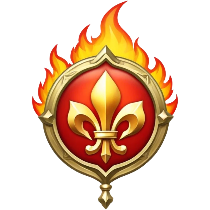fire royal emblem emoji
